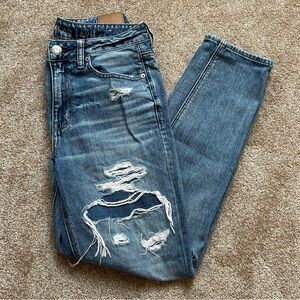 American Eagle Blue Ripped Jeans
